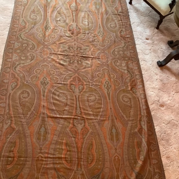 Antique 1860’s Scottish wool paisley shawl - Picture 7 of 7